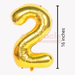 Numbers Foil Balloons(golden,2)