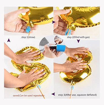 Numbers Foil Balloons(golden,7)