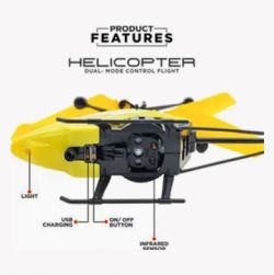 Helicopter Toy with Remote (Yellow)