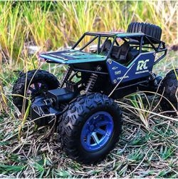 Blue Remote Control Rock Crawler Two Wheel Drive