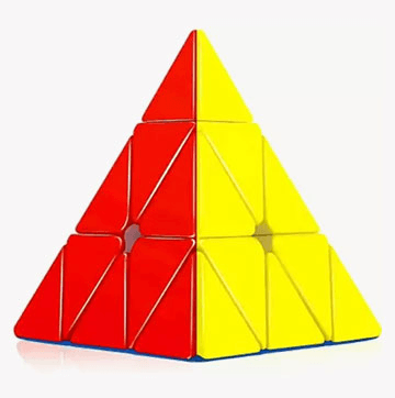 Pyramid Cube 3x3 High Speed Stickerless Triangle Cube