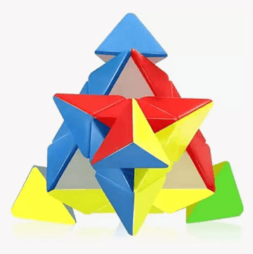 Pyramid Cube 3x3 High Speed Stickerless Triangle Cube