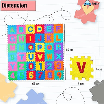 Mini Puzzle Foam Mat for Kids