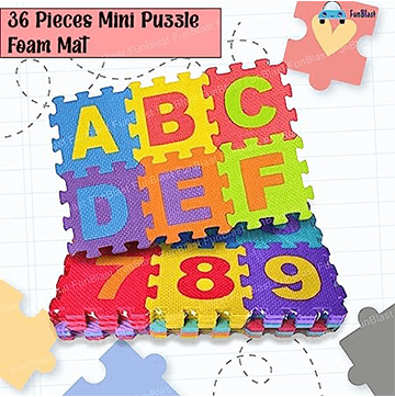 Mini Puzzle Foam Mat for Kids
