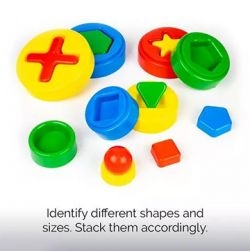 SHAPE SORTER & STACKER 2 IN 1 game