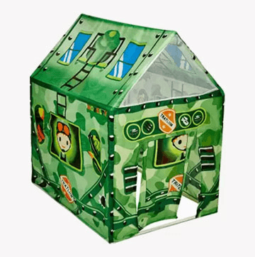 Military Tent House with Wheels with wheels