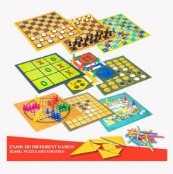 110 Games & Puzzles Board Game