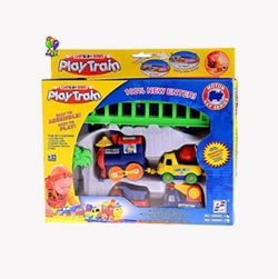 Cartoon series play train set