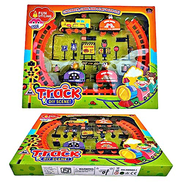 Fun Styling Track DIY Scene Train