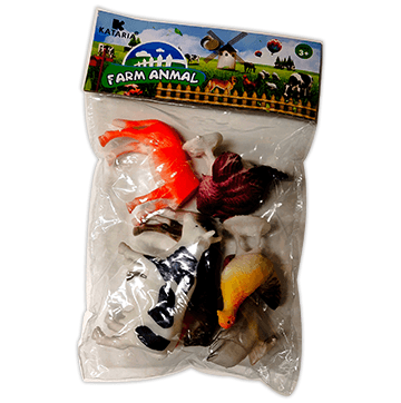 Farm animals set (6pcs)