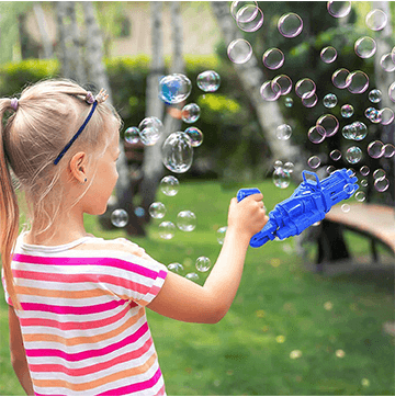 8 hole electric bubble gun (Green)