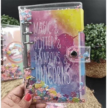 Magical Glittery Notebook