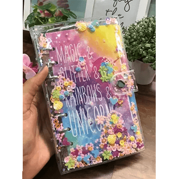 Magical Glittery Notebook