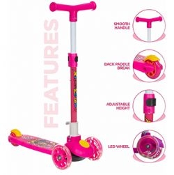 Super Scooty with LED (Pink)