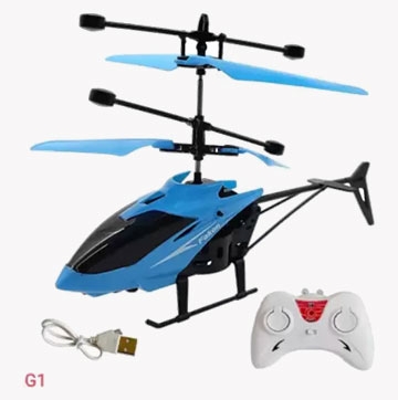 Remote Control Charging Helicopter (Blue)