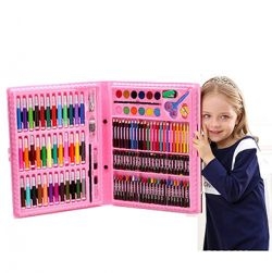 150 piece art kit pink