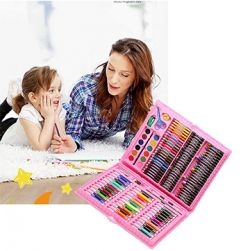 150 piece art kit pink