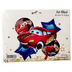 Cars theme 5 pc Foil Balloon Set