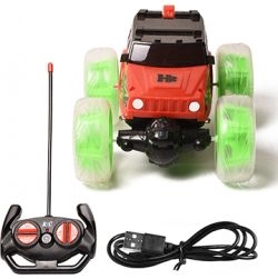 Acrobat Remote control Hummer Stunt Car (Red)