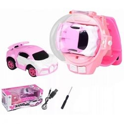 Mini Remote Control Watch Car (Pink)