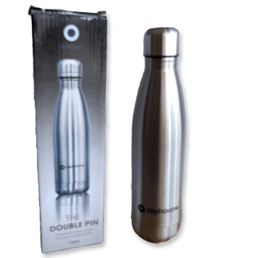 Double Pin Stainless Steel 750 ml Bottle