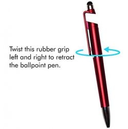 Multifunction Blue Ball Pen (Red)