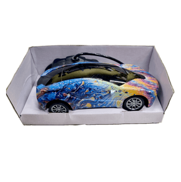 3D Remote Control Famous car with LED Light (Blue)