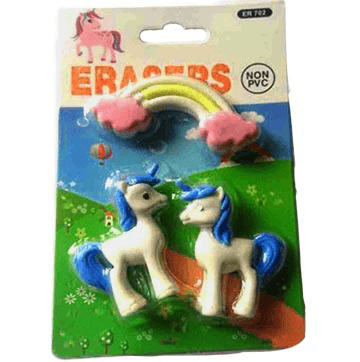 Unicorn erasers