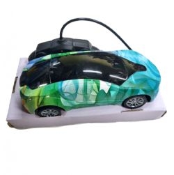 3D Remote Control Famous car with LED Light (Green)