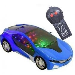 3D LED Light Toy with Remote Control (Blue)