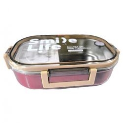 Tedemei Superior quality Stainless steel lunch box (Pink)