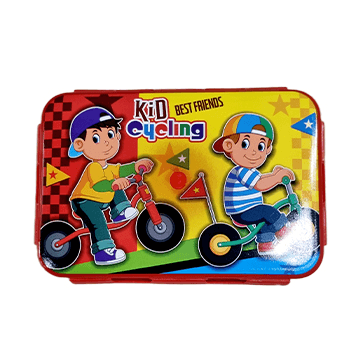 Kids cycling lunch box (yellow)