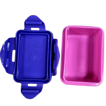 Meow lunch box (pink)