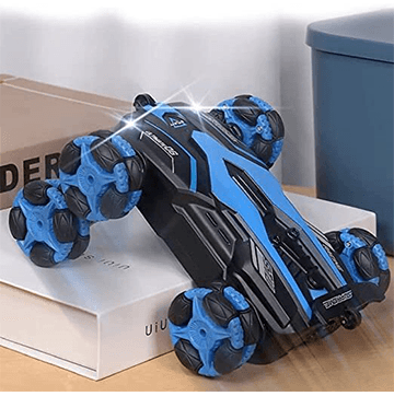 Wheel Remote Control Stunt Car (Blue)