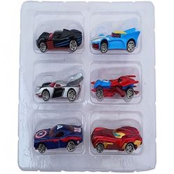 Avenger Car set 6 Pc Mini Racing Cars