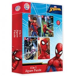 4 in 1 Jigsaw Spiderman Puzzle