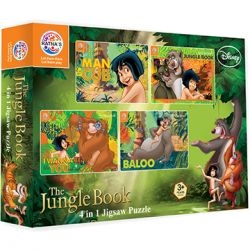 4 in 1 Jigsaw The Jungle Book Puzzle