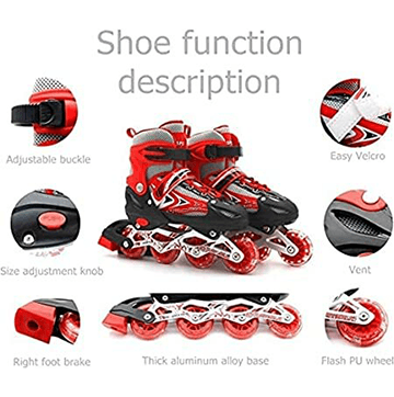 Red Linear Skate