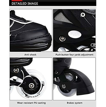 Black Linear Skate