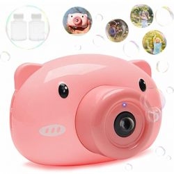 Bubble Camera Toy for Kids(Red)