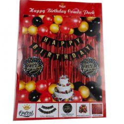 Star Happy Birthday Banner combo pack (Red)