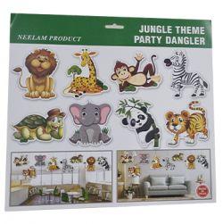 Jungle theme party dangler (Green)