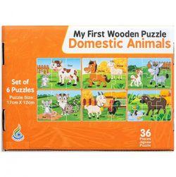 My First Wooden Puzzle Domestic Animal