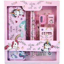 Unicorn & Eleme NTS stationery set (Pink)