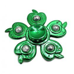 Very Beautiful Apple shape Spinner 5 Sided Metal Spinner (Green)