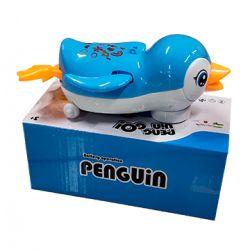 Go Penguin Toy with Light, Music, Bump & go Action for Kids (Blue)