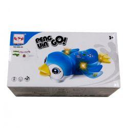 Go Penguin Toy with Light, Music, Bump & go Action for Kids (Blue)