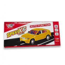 SpeedX6 Racer Remote control car 3D rechargeble auto function car (Yellow)