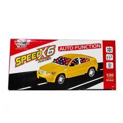 SpeedX6 Racer Remote control car 3D rechargeble auto function car (Yellow)