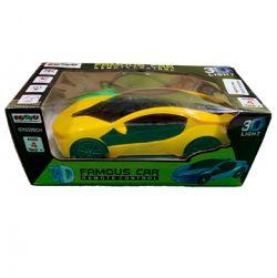 3D Famous car remote control (Yellow)